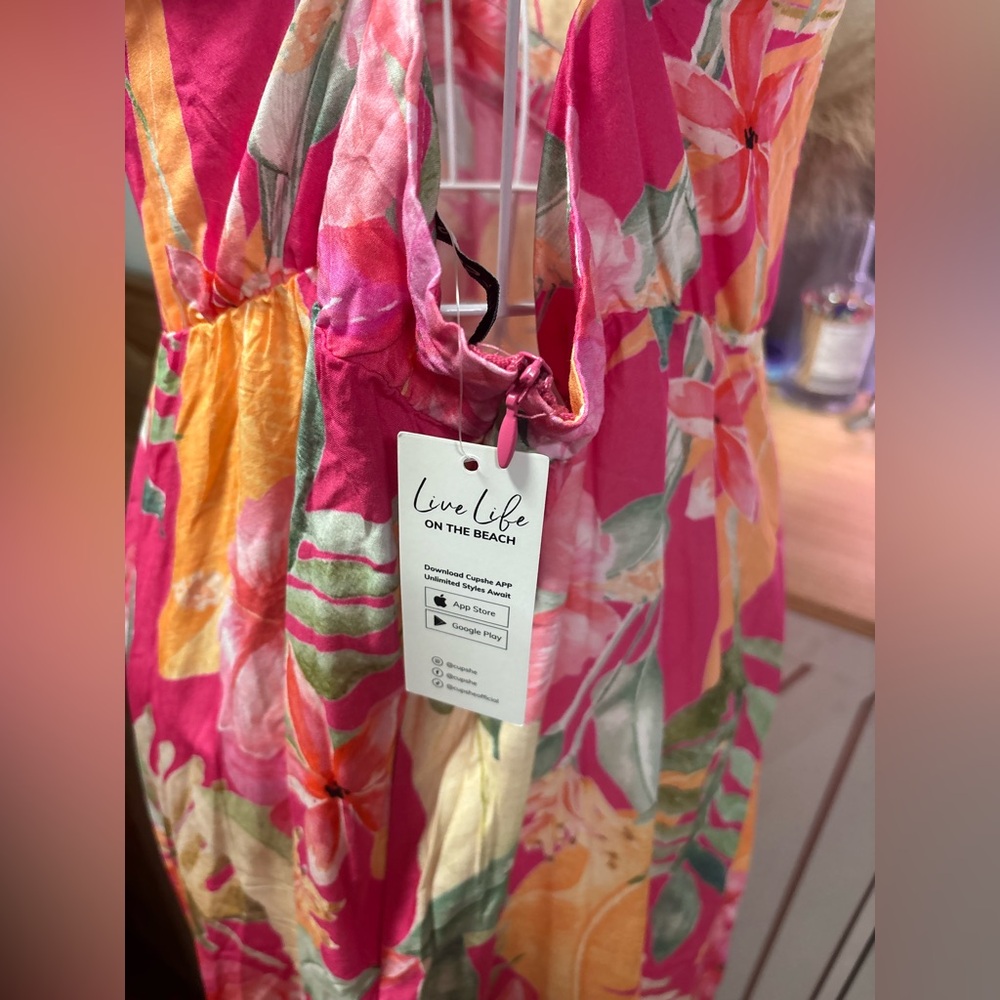 Cupshe Maxi Dress Size Large - Picture 3 of 7